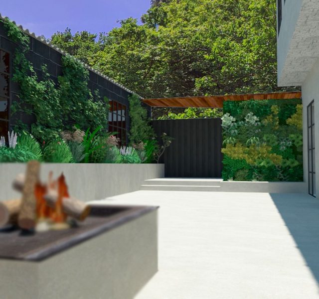 JARDÍN Y PATIO PARA VIVIENDA_VILABOA 05 DESPUES